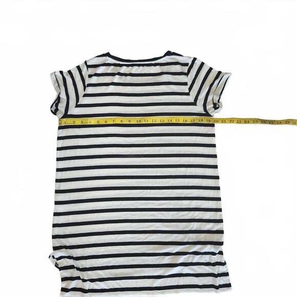 Guess Women's Striped T-Shirt - Size L - Picture 4 of 6